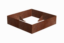 Corgarden vyvýšený záhon VIVO 148x148x36 cm