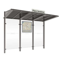 Autobusová zastávka CONVIVIALE bez bočníc 3000 mm