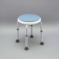 Stolička do sprchy s otočným sedákom a nosnosťou 120 kg