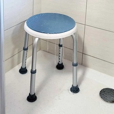 Stolička do sprchy s otočným sedákom a nosnosťou 120 kg - 4