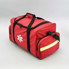 Záchranárska zdravotná taška Emergency-červená, bez náplne - 1