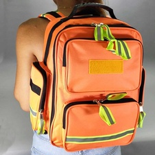 Zdravotnícky batoh Emergency-oraznžová, bez náplne - 1