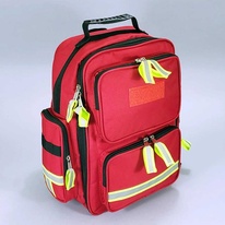 Zdravotnícky batoh Emergency-červená, bez náplne