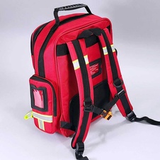 Zdravotnícky batoh Emergency-červená, bez náplne - 2