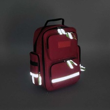 Zdravotnícky batoh Emergency-červená, bez náplne - 5