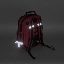 Zdravotnícky batoh Emergency-červená, bez náplne - 6