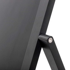 Drevené áčko Flip 55x105 cm, čierna - 6