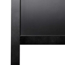 Drevené áčko Flip 55x105 cm, čierna - 7