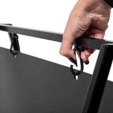 Kriedové drevené áčko Swing 50x70 cm, čierna - 5