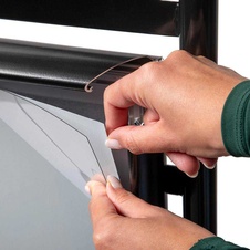 Reklamné áčko City Elegant Steel, 50x70 cm, čierna - 6