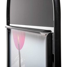 Reklamné áčko City Elegant Steel, A1, čierna - 5