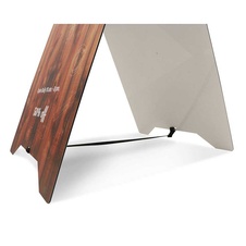 Kriedové reklamné áčko Grab & Grip 50x70 cm, biela - 10