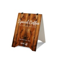 Kriedové reklamné áčko Grab & Grip, A2, biela