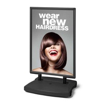 Zákaznícky pútač Windtalker City 700x1000 mm, čierna