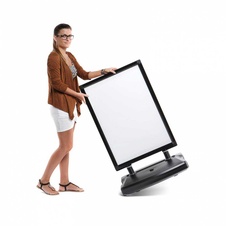 Zákaznícky pútač Windtalker City A1, čierna - 6