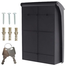 Rottner Posta plastová poštová schránka, čierna - 3