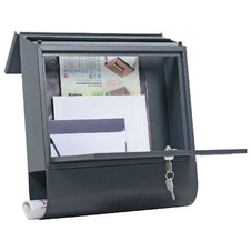 Rottner Villa Spezial-Set poštová schránka s tubusom, antracit - 1