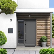 Rottner Villa Spezial-Set poštová schránka s tubusom, antracit - 4