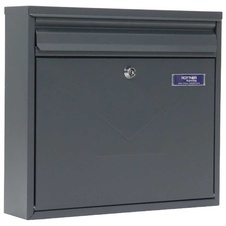 Rottner Teramo oceľová poštová schránka, antracit