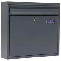 Rottner Teramo oceľová poštová schránka, antracit