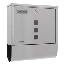 Rottner Costa poštová schránka s tubusom, nerez