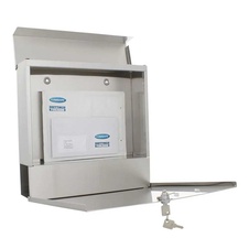 Rottner Kensington poštová schránka s tubusom na noviny, nerez - 2