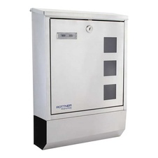 Rottner Corto poštová schránka s tubusom, nerez