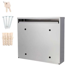 Rottner Teramo oceľová poštová schránka, strieborná - 4