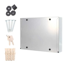 Rottner Imola oceľová poštová schránka, strieborná - 3