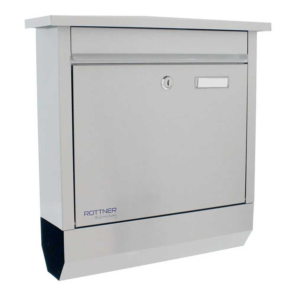 Rottner Lettero poštová schránka s tubusom, nerez