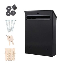 Rottner Udine oceľová poštová schránka, čierna - 4