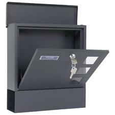 Rottner Lago poštová schránka s tubusom, antracit - 1