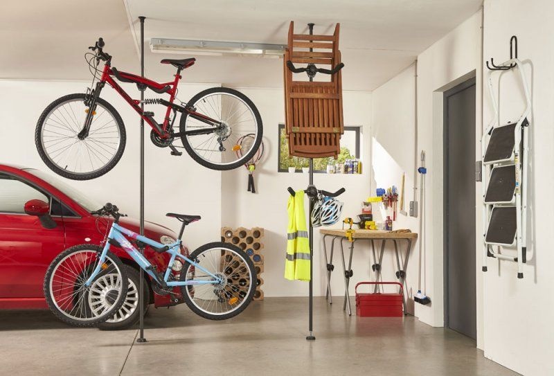 Stojan na bicykle - univerzálny teleskopický držiak