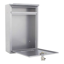 Rottner Tarvis oceľová poštová schránka, strieborná - 1