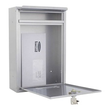 Rottner Tarvis oceľová poštová schránka, strieborná - 2