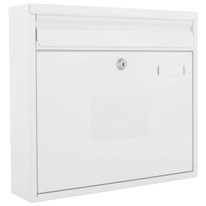 Rottner Teramo oceľová poštová schránka, biela
