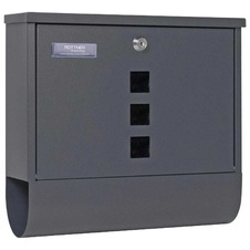 Rottner Costa poštová schránka s tubusom, antracit