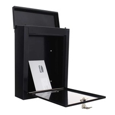 Rottner Brighton oceľová poštová schránka, čierna - 2