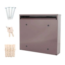 Rottner Teramo oceľová poštová schránka, hneda - 4