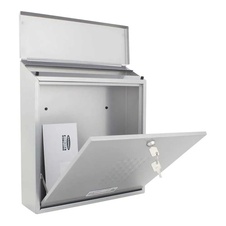 Rottner Bolzano oceľová poštová schránka, strieborná - 2