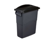 Kôš ECO na triedený odpad 60 l, čierne veko s klapkou