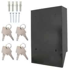 Rottner Depot 4 set poštových schránok, strieborno-čierna - 4