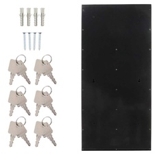 Rottner Depot 6 set poštových schránok, strieborno-čierna - 5