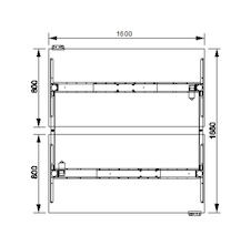 HOBIS párový výškovo nastaviteľný stôl 160 cm, pamäť.ovlad. - MOTION DUAL MSD 2M 1600, buk - 6