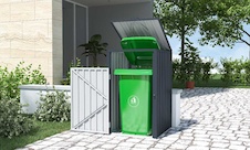 Prístrešok na popolnice G21 73x121x82 cm, antracit - 5