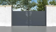 Brána dvojkrídla G21 Marion 392x173 cm, antracit - 4