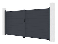 Brána dvojkrídla G21 Orlando 392x173 cm, antracit - 1