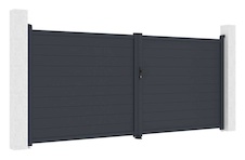 Brána dvojkrídla G21 Orlando 392x173 cm, antracit - 3