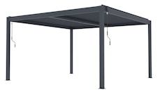 Bioklimatická celohliníková pergola G21 Austin Premium 4x4m, antracit