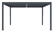 Bioklimatická celohliníková pergola G21 Austin Premium 4x4m, antracit - 1